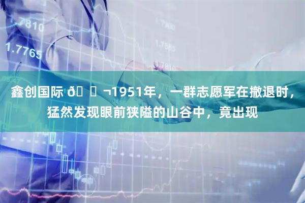 鑫创国际 🌬1951年，一群志愿军在撤退时，猛然发现眼前狭隘的山谷中，竟出现
