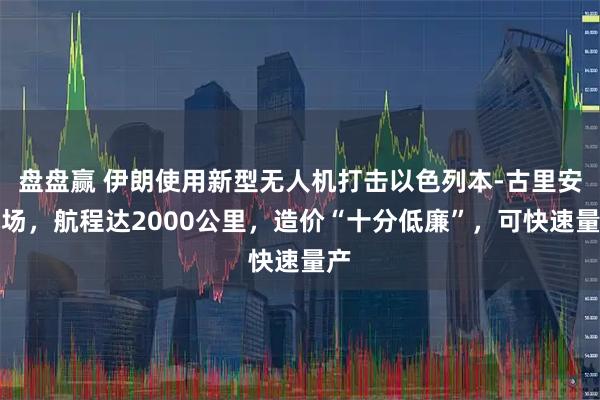 盘盘赢 伊朗使用新型无人机打击以色列本-古里安机场，航程达2000公里，造价“十分低廉”，可快速量产